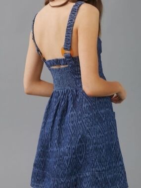 Pilcro Slate Blue Textured Knit Top